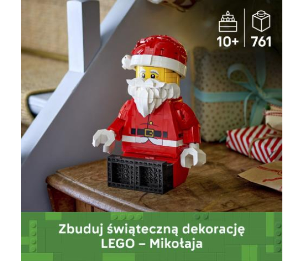 LEGO 40820 Powiększona minifigurka Świętego Mikołaja - 1577948 - zdjęcie 5